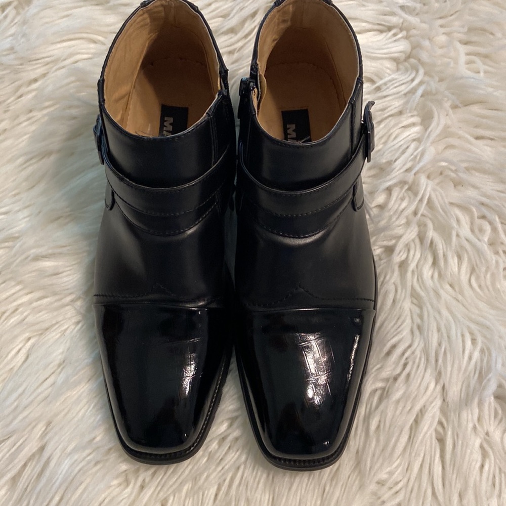 Masimo New York Man Shoes size 8.5 excellent condition color black - Picture 12 of 16